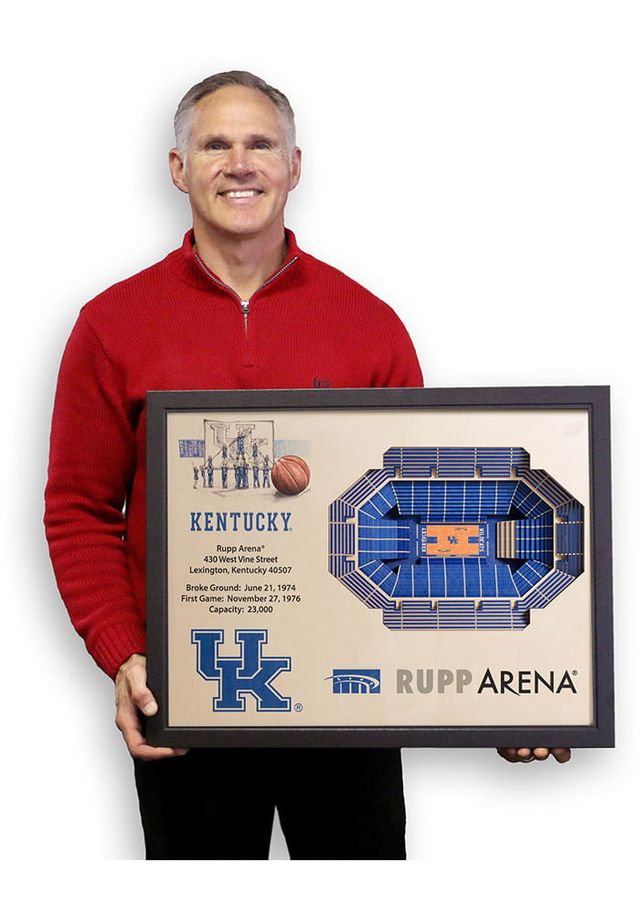 Kentucky Wildcats 3D Stadium View Wall Art