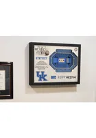 Kentucky Wildcats 3D Stadium View Wall Art