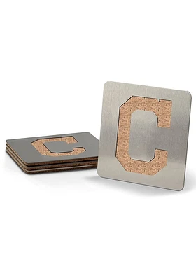 Cleveland Guardians 4-Pack Boaster Coaster - Navy Blue