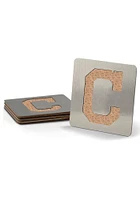 Cleveland Guardians 4-Pack Boaster Coaster - Navy Blue