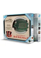 Cincinnati Bengals 3D Stadium View Wall Art