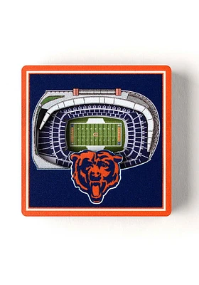 Chicago Bears 3D Stadium View Magnet