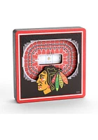 Chicago Blackhawks 3D Stadium View Magnet