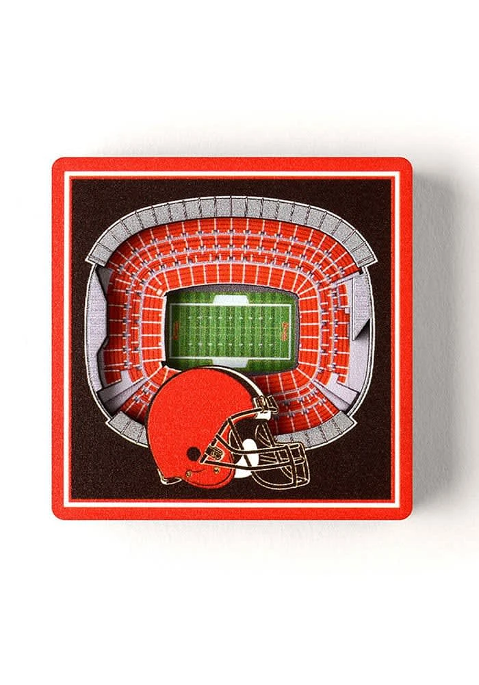 Cleveland Browns 3D Stadium View Magnet