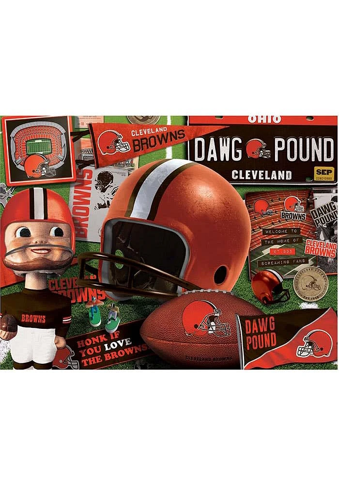 Cleveland Browns Retro Puzzle