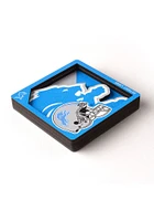 Detroit Lions 3D Logo Magnet