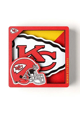 Kansas City Chiefs 3D Logo Magnet