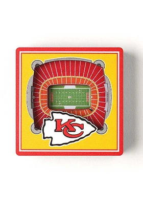 Kansas City Chiefs 3D Stadium View Magnet