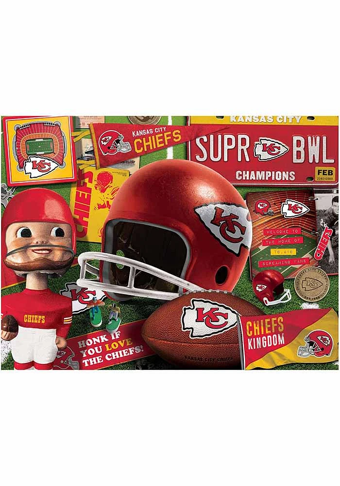 Kansas City Chiefs Retro Puzzle