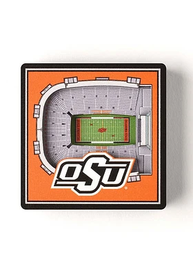 Oklahoma State Cowboys 3D Stadium View Magnet