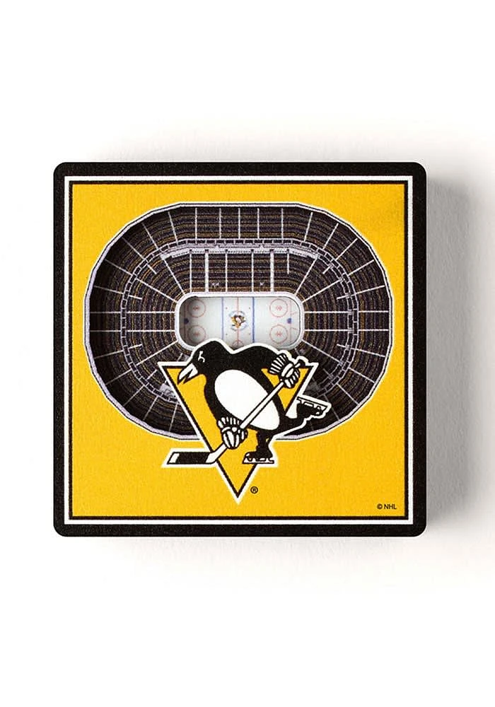 Pittsburgh Penguins 3D Stadium View Magnet