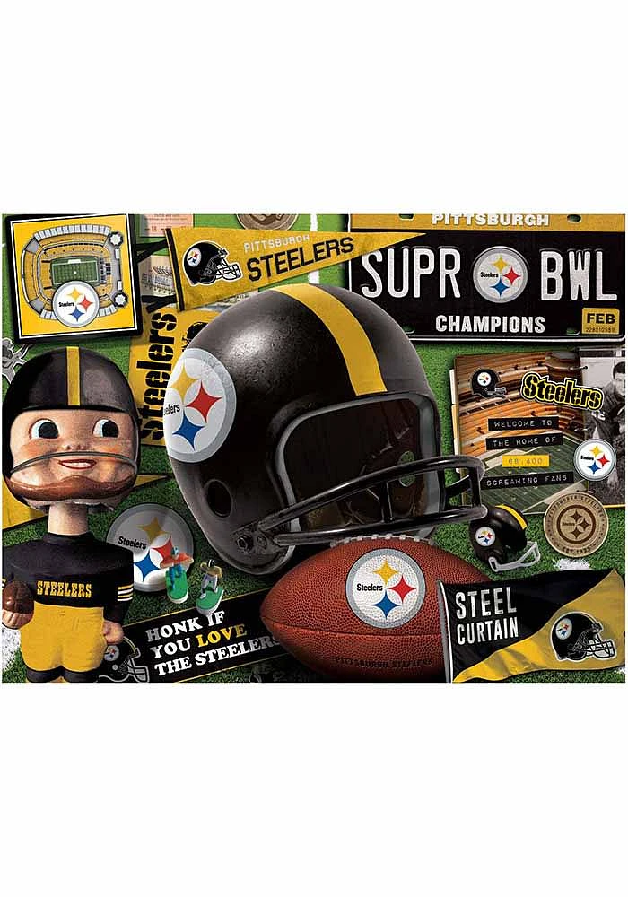 Pittsburgh Steelers Retro Puzzle