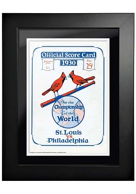 St Louis Cardinals Vintage Program Cover Wall Art