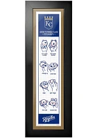 Kansas City Royals 24x8 Pitch Grip Series Picture Frame