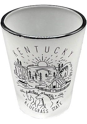 Kentucky Line Art Shot Glass