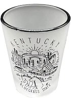 Kentucky Line Art Shot Glass