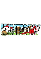 Kentucky Block Letter Magnet