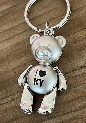 Kentucky I Heart Keychain - Black