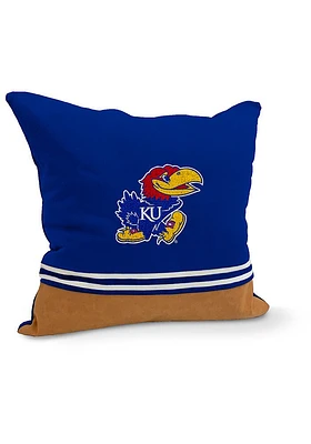 Kansas Jayhawks Varsity Throw Pillow - Blue