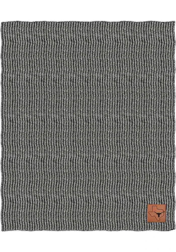 Texas Longhorns Cable Knit Fleece Blanket