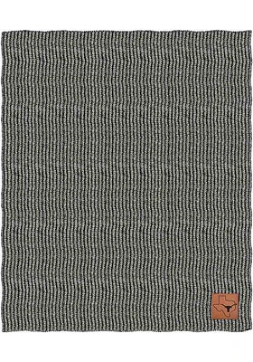 Texas Longhorns Cable Knit Fleece Blanket