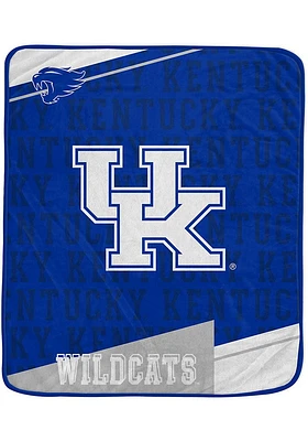 Kentucky Wildcats Diagonol Ghost Fleece Blanket