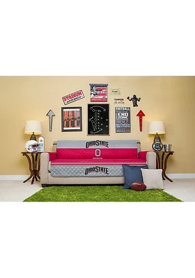 Ohio State Buckeyes Sofa Furniture Cover