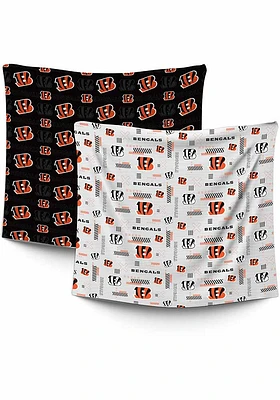 Cincinnati Bengals Home Away 2 Pack Baby Blanket