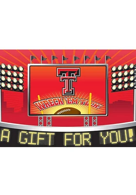 Texas Tech Red Raiders Gift Card Card