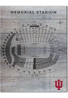 KH Sports Fan Indiana Hoosiers Seating Chart Sign - Grey