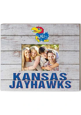 Kansas Jayhawks Team Spirit Picture Frame - White