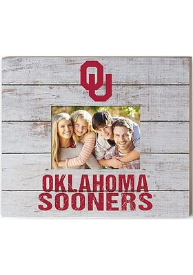 Oklahoma Sooners Team Spirit Picture Frame - White