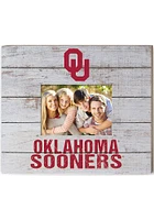 Oklahoma Sooners Team Spirit Picture Frame - White