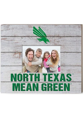 North Texas Mean Green Team Spirit Picture Frame - Grey
