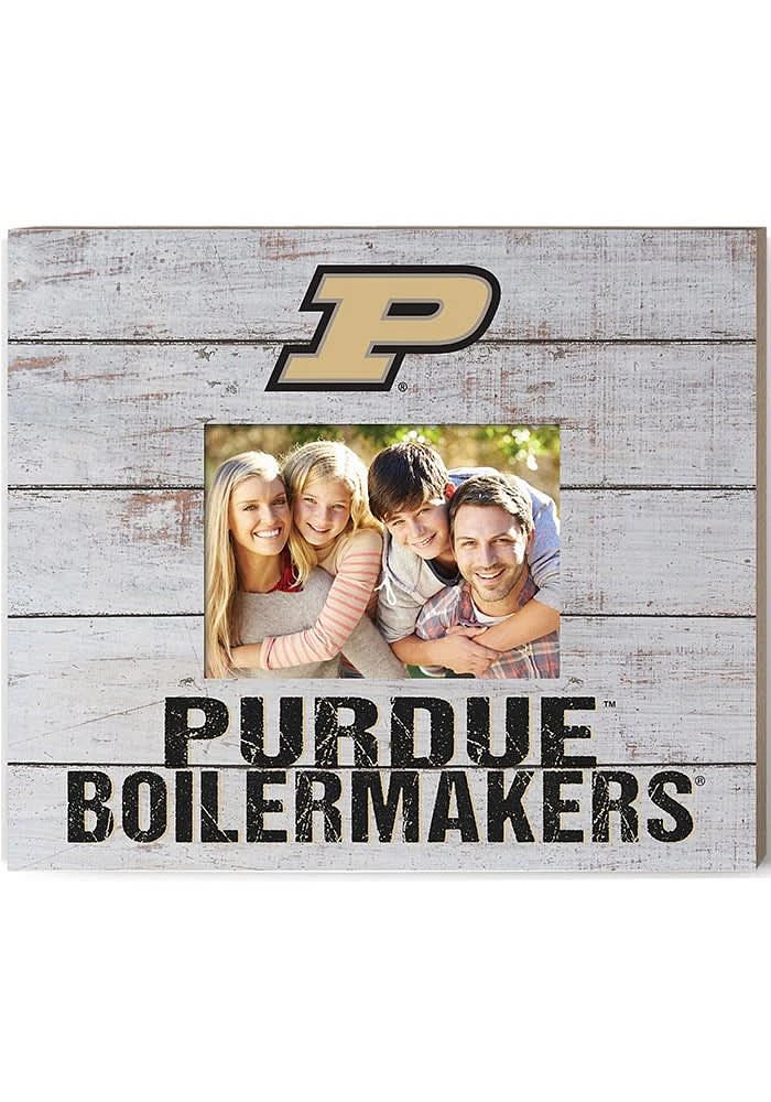 Purdue Boilermakers Team Spirit Picture Frame - White