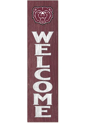 KH Sports Fan Missouri State Bears Porch Leaner Sign - Maroon