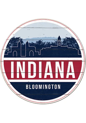 KH Sports Fan Indiana Hoosiers Uscape Circle Sign Sign