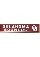 KH Sports Fan Oklahoma Sooners Spirit Block Sign - Crimson
