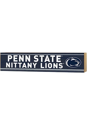 KH Sports Fan Penn State Nittany Lions Spirit Block Sign - Blue