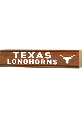 KH Sports Fan Texas Longhorns Spirit Block Sign - Burnt Orange