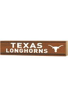 KH Sports Fan Texas Longhorns Spirit Block Sign - Burnt Orange