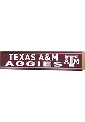 KH Sports Fan Texas A&M Aggies Spirit Block Sign - Red