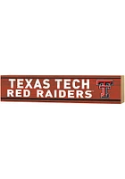 KH Sports Fan Texas Tech Red Raiders Spirit Block Sign - Red