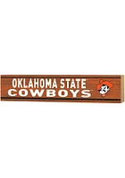 KH Sports Fan Oklahoma State Cowboys Spirit Block Sign - Orange