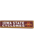 KH Sports Fan Iowa State Cyclones Spirit Block Sign - Cardinal