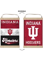 KH Sports Fan Indiana Hoosiers Reversible Banner Sign - Crimson