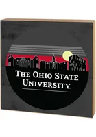 KH Sports Fan Ohio State Buckeyes Skyline Block Sign