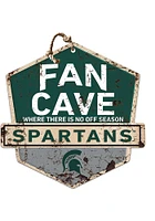 KH Sports Fan Michigan State Spartans Fancave Sign - Green