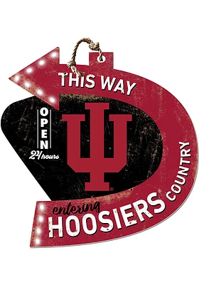 KH Sports Fan Indiana Hoosiers Arrow Sign