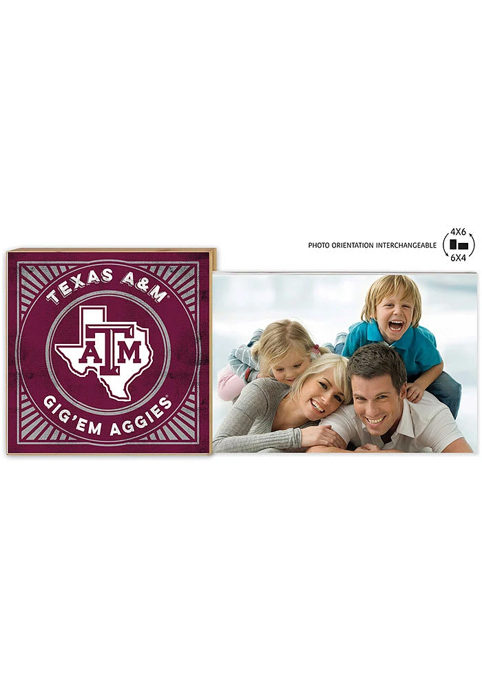 Texas A&M Aggies Floating Sign Picture Frame - Red